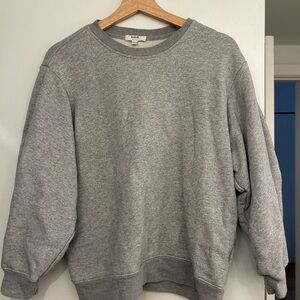 Agolde Heather Gray Crewneck Sweater